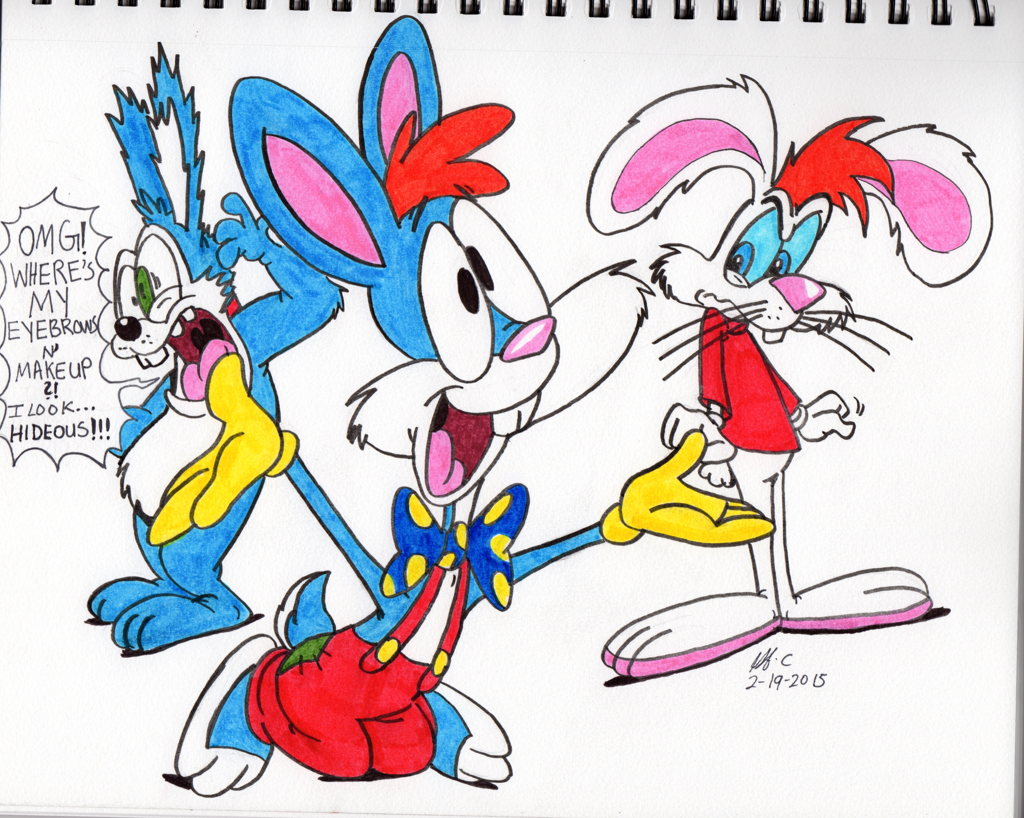 Buster Bunny On TINY TOON ADVENTURES DeviantArt.