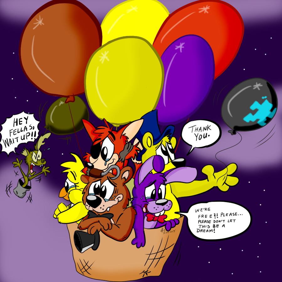 Fnaf-balloons by spongefox on DeviantArt Fnaf-balloons by spongefox on DeviantArt