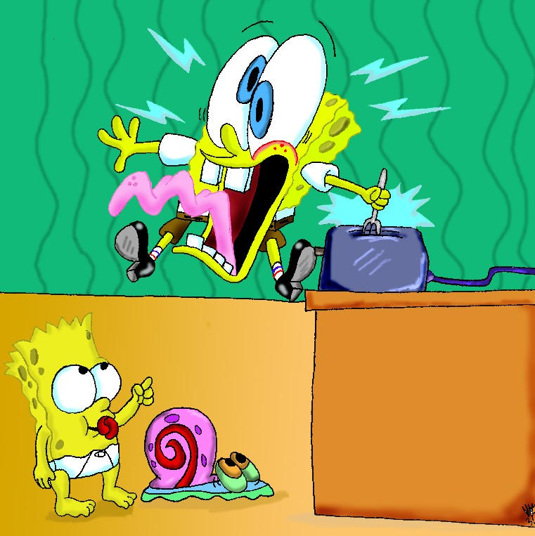 Sponge Bart baby spongebart trouble by spongefox on DeviantArt