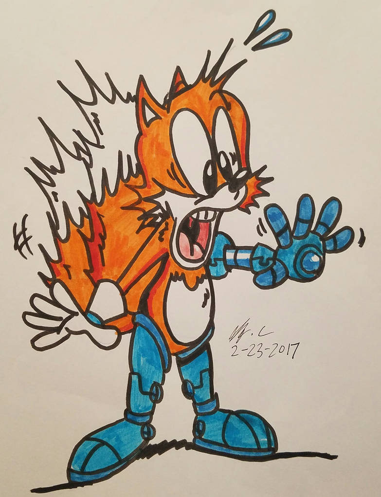 Tails the Fox Bot by spongefox on DeviantArt