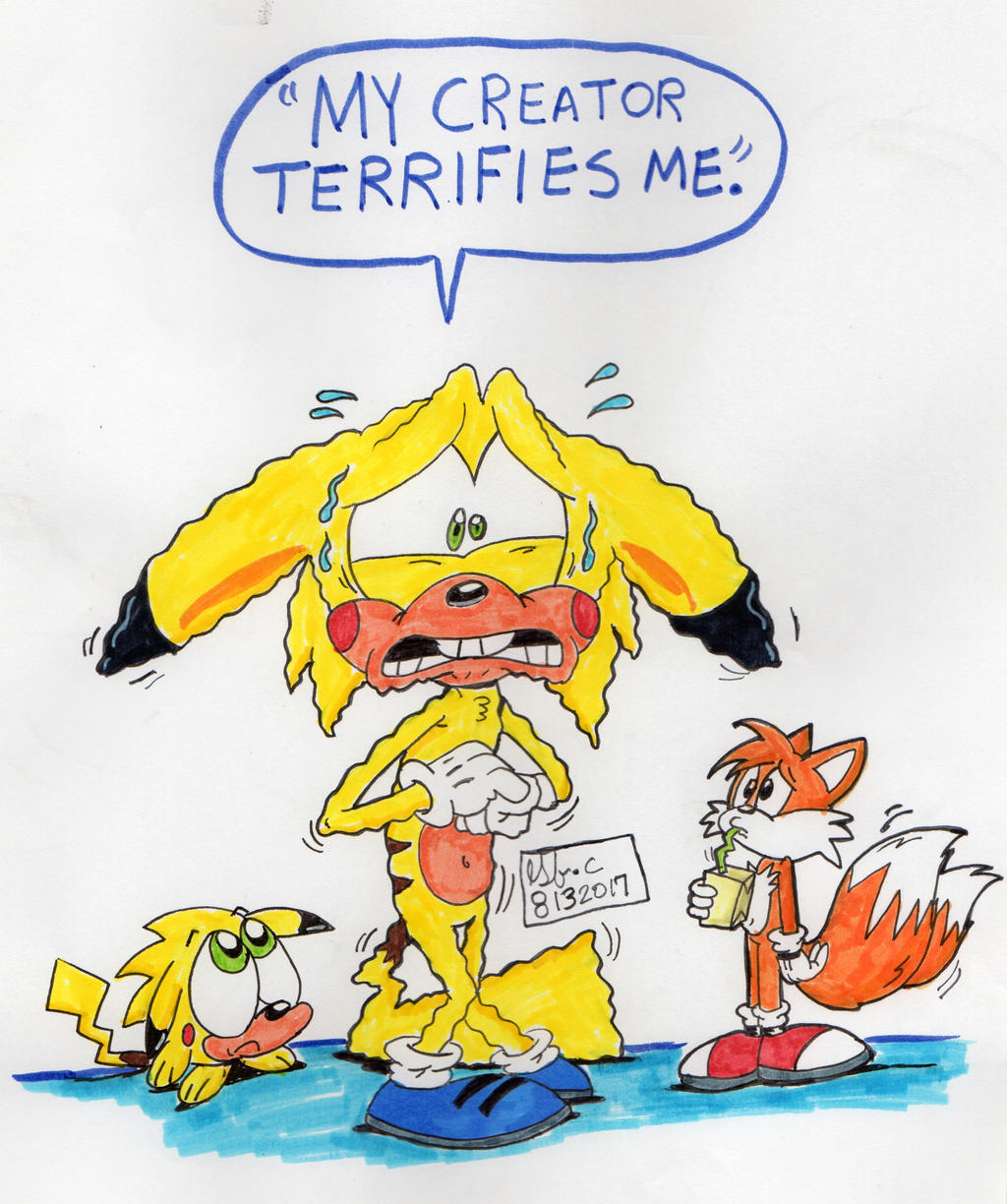 Sonichu's real feelings about his creator by spongefox on. 