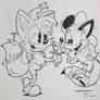 Tails n Gfox a Flower for a Cutie