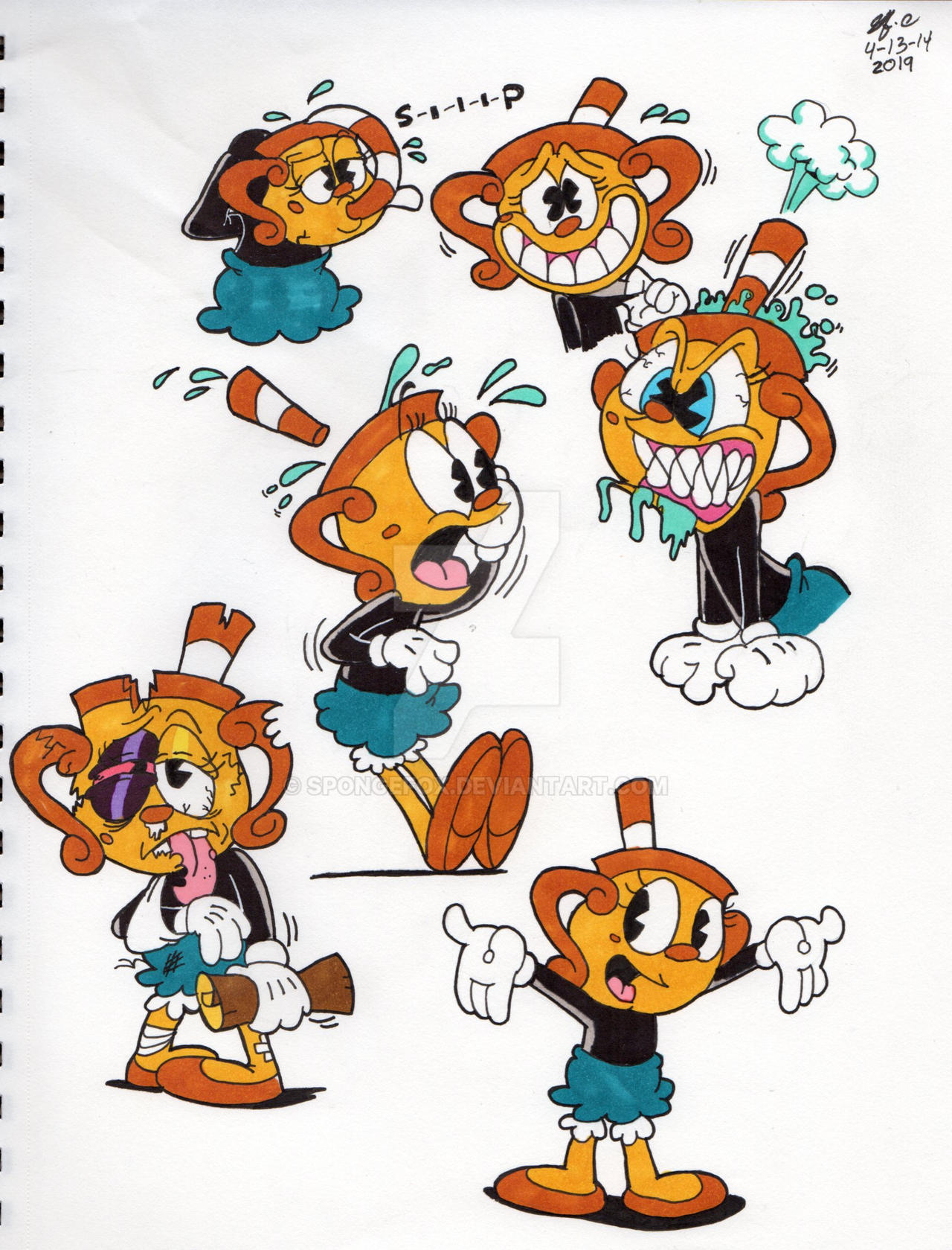 Cuphead Show Ms. Chalice by ArgenInk on DeviantArt