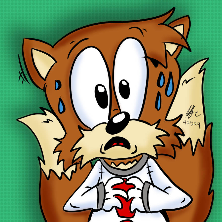 Tails-Nervous and Fidgety by spongefox on DeviantArt