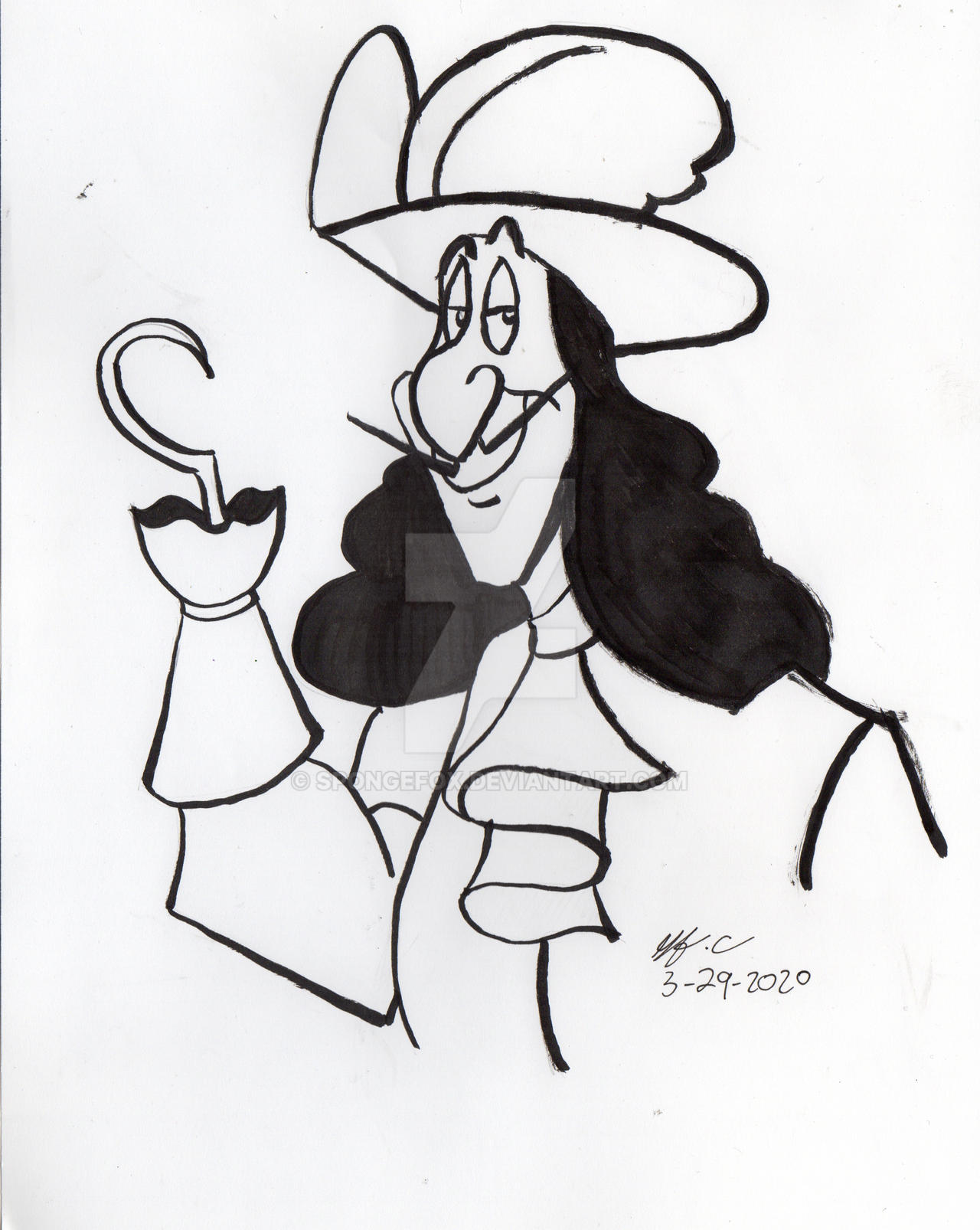 Tim Hodge Draw Along- Captain Hook by spongefox on DeviantArt