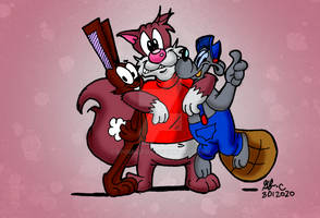 A Wild and Wacky Trio of Toon Creatures