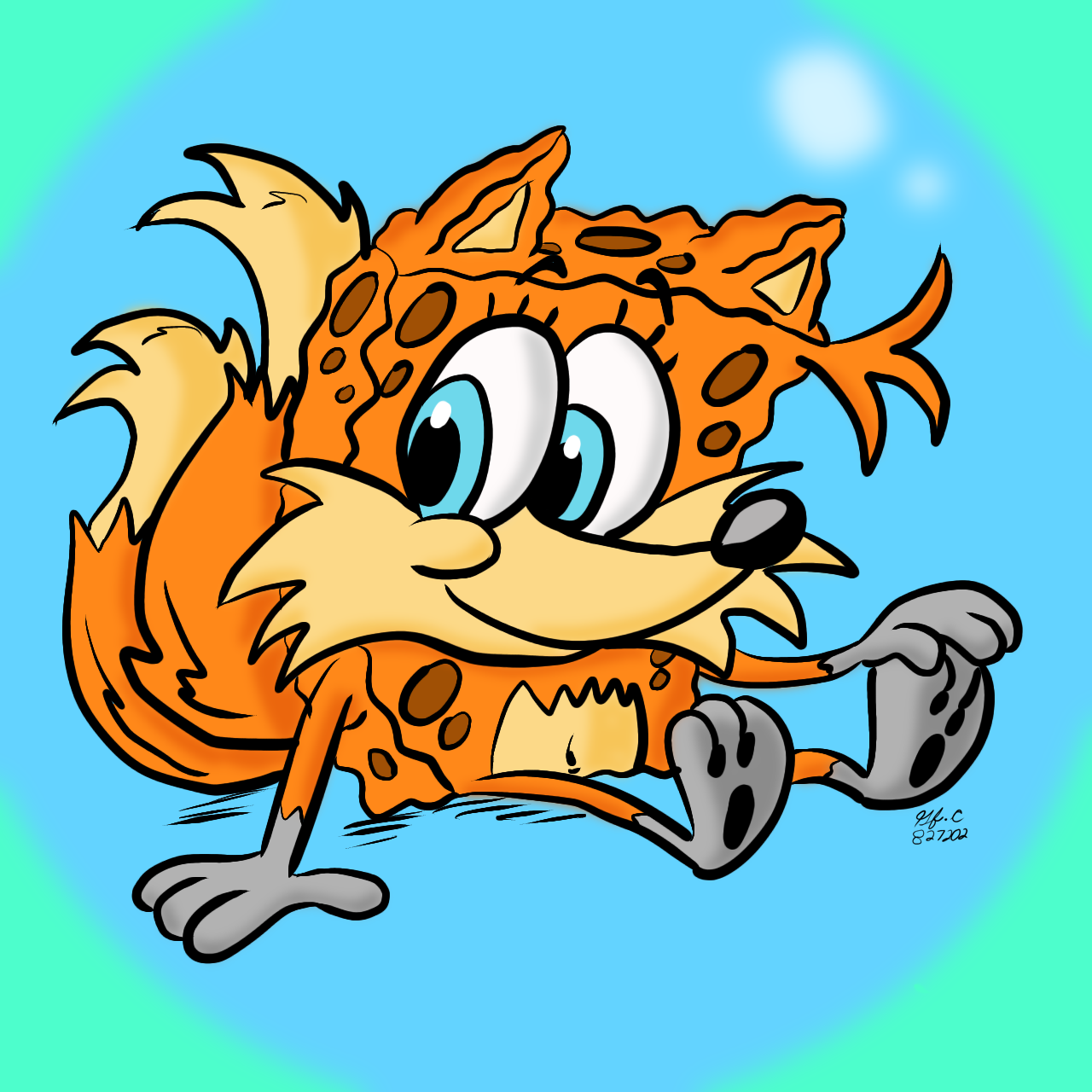 Spongefoo SpongeTails -Spongefox Bubble Fox by spongefox on DeviantArt