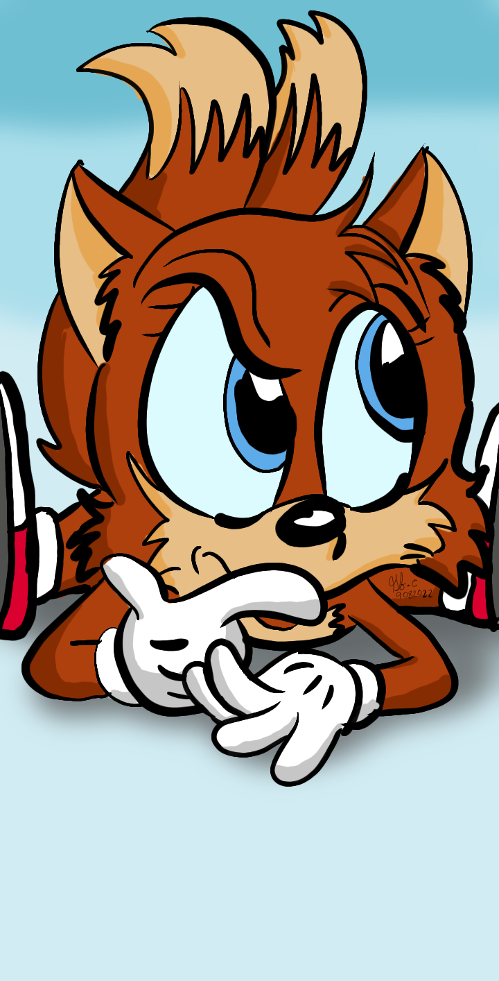 Tails-Hmmmmm by spongefox on DeviantArt