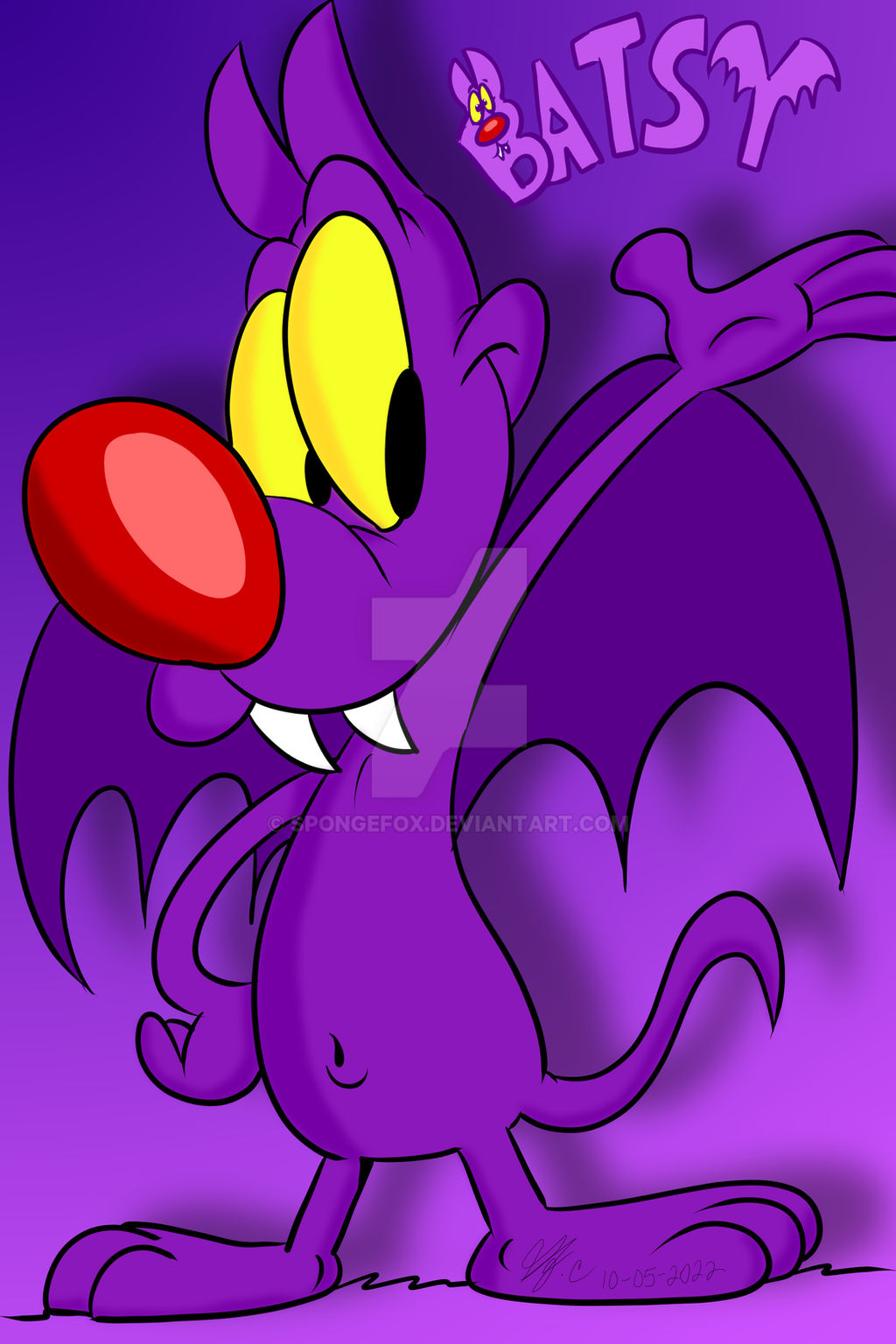 Batsy the Bat Character Card by spongefox on DeviantArt