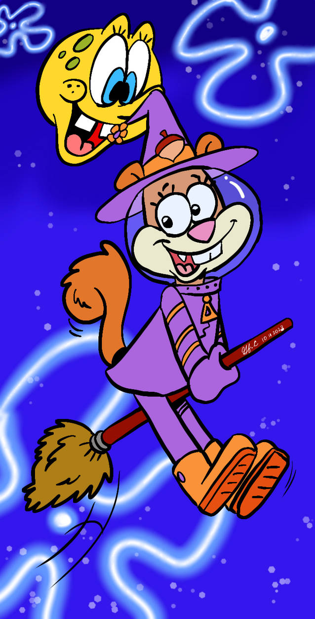 Evil Sandy Sandy Cheeks- Every Witch Way by spongefox on DeviantArt