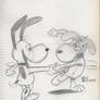 Snoopy Dancing With Charlie Beagle