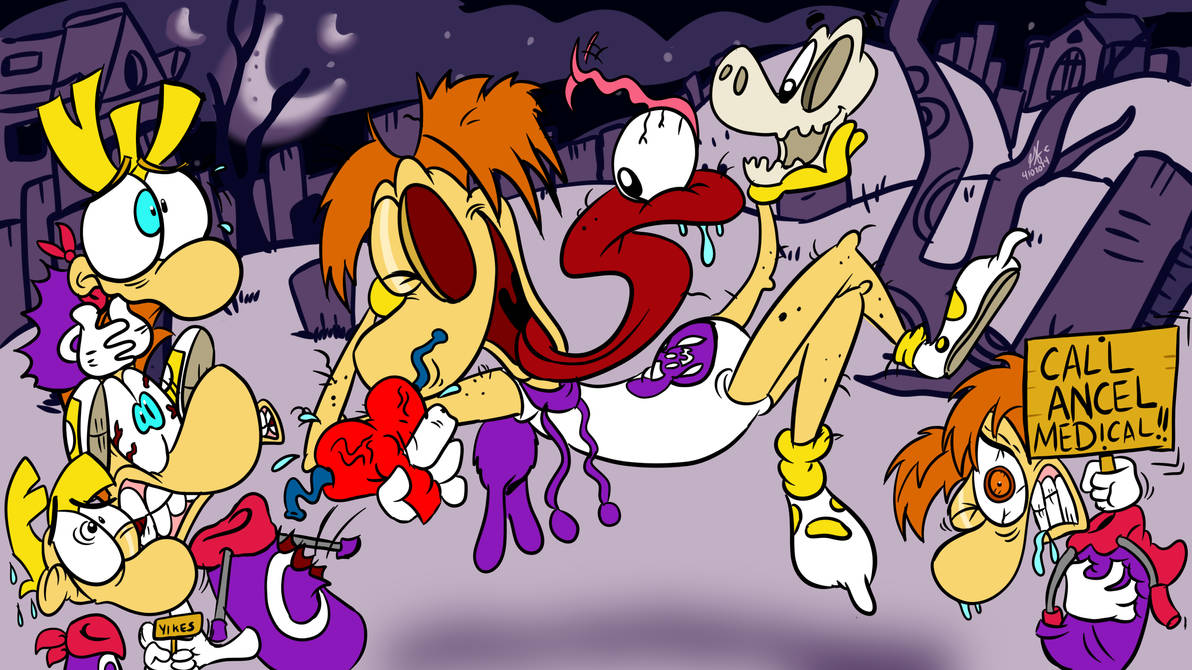 Rayman Edgy Rayman Quartet-Eddie's Out of Sight Greeting by spongefox on DeviantArt