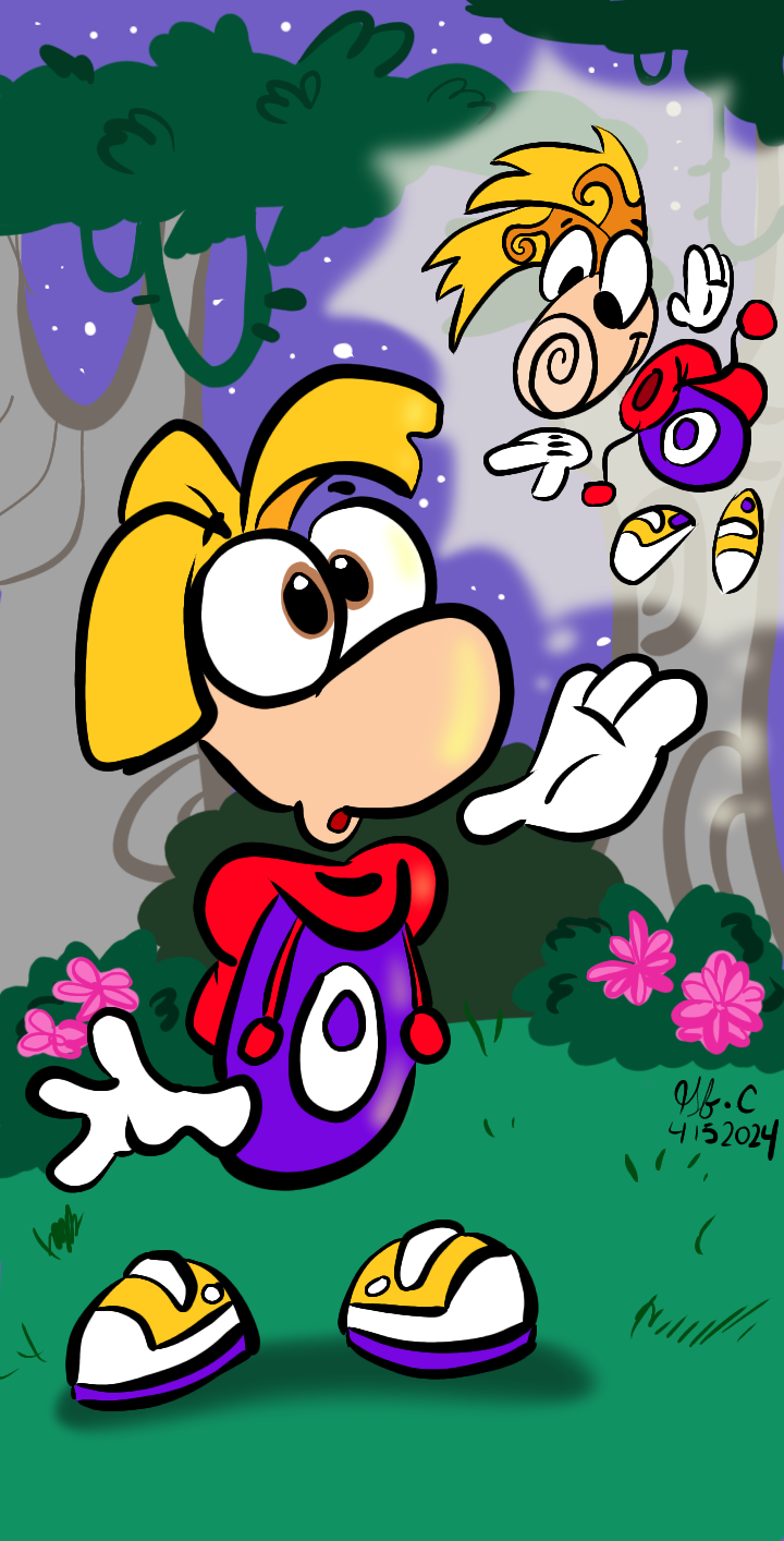Rayman meets Polokurse Ray. by spongefox on DeviantArt