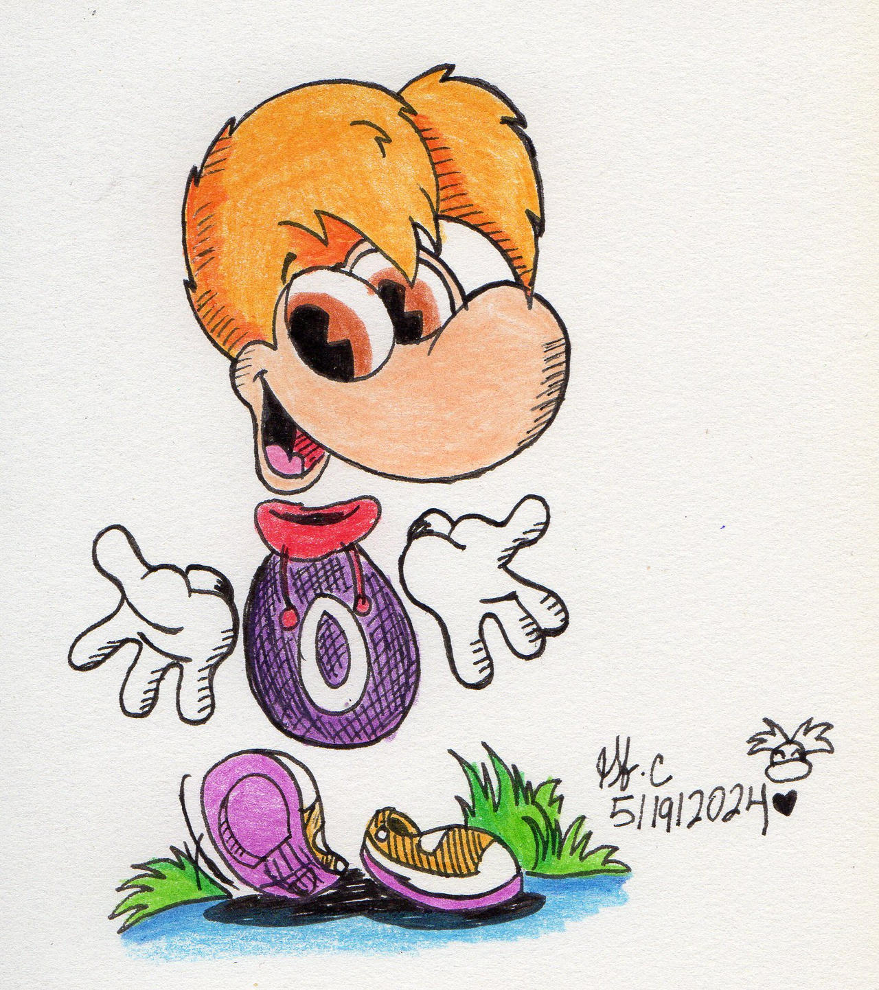 Rayman-Cute n Colorful by spongefox on DeviantArt