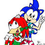 Girly Sonic and Knux