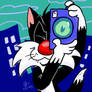Sylvester Cat Camera Clicky Kitty
