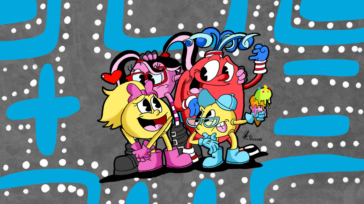 Pac Man Webcomics Pac-Man-Pals of Pac by spongefox on DeviantArt