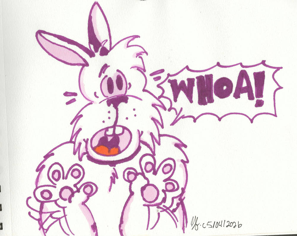 Wabbit Reading Wabbit Whoa by spongefox on DeviantArt