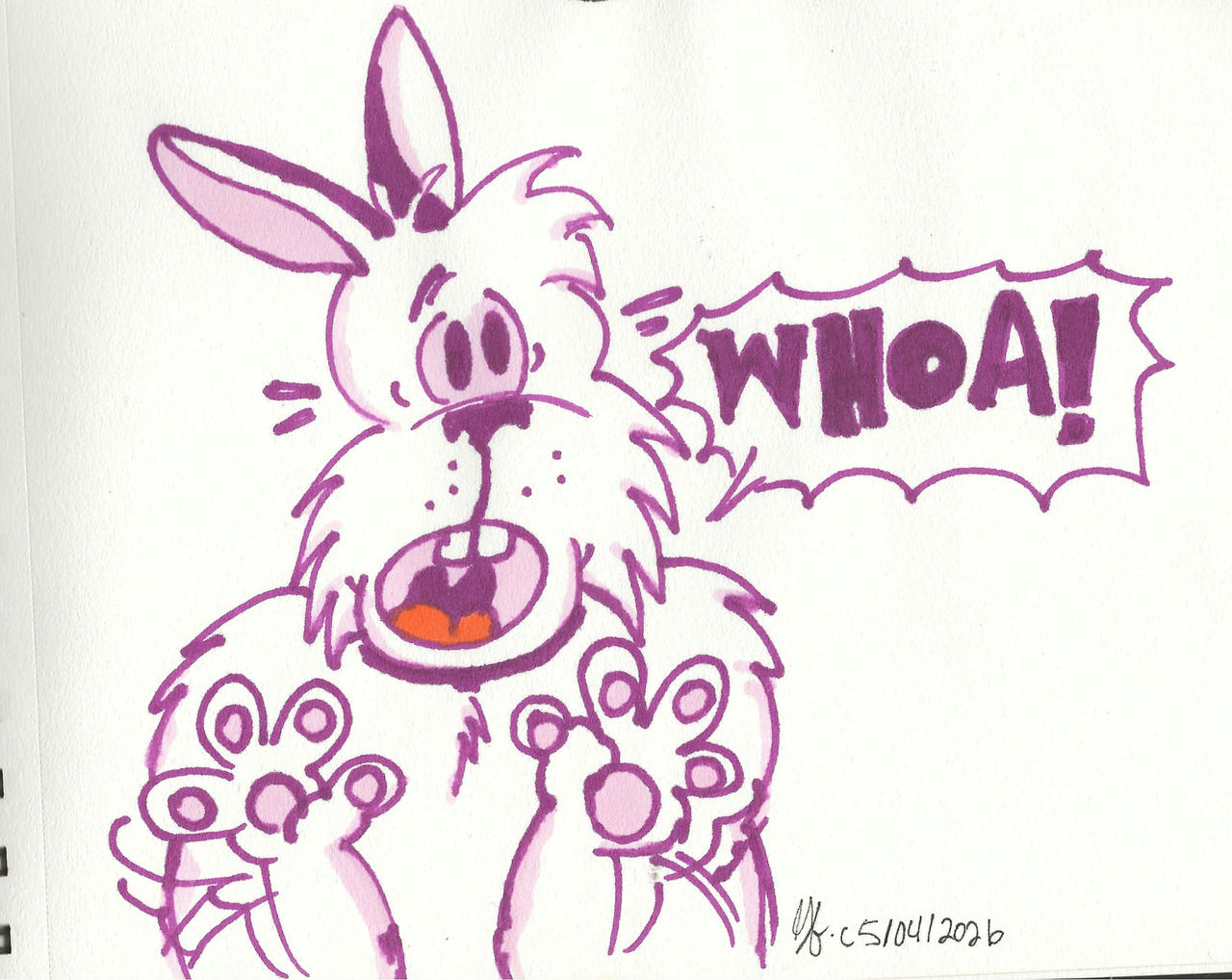 Wabbit Reading Wabbit Whoa by spongefox on DeviantArt
