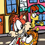 Bubsy Garfield and Odie - City Kitties