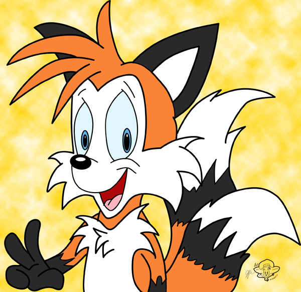 Tails as a real fox