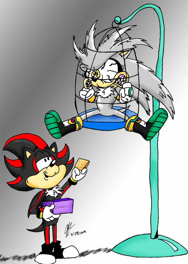 Sonic, Silver and Shadow by SoriaD on DeviantArt