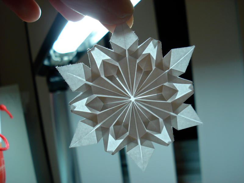 Origami Snowflake 1