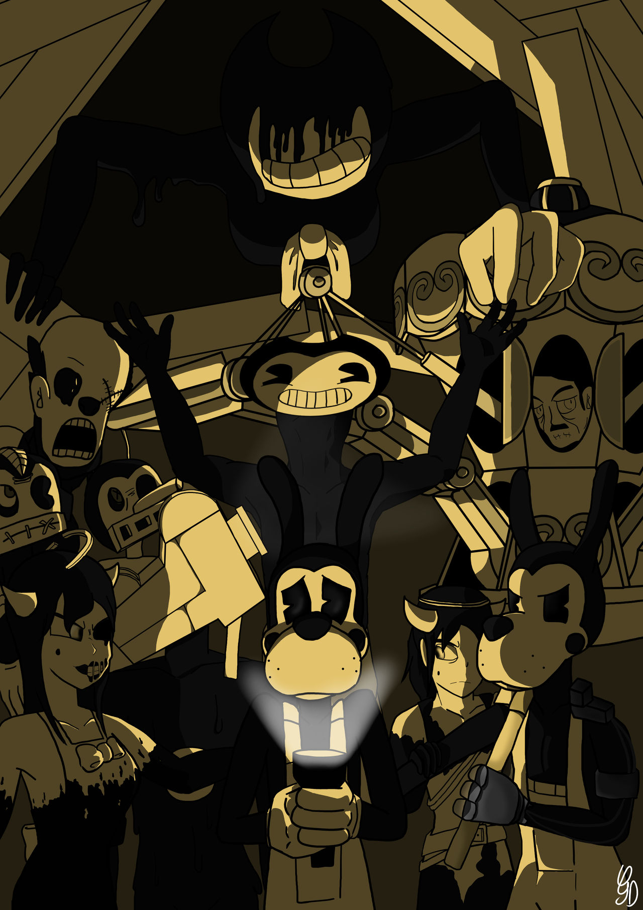 Bendy and the Ink machine by Gamedrawin on DeviantArt