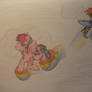 OLD ART- Whizzer and Rainbow Dash