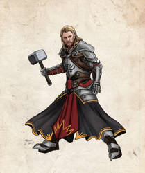 Thor in Dragon Age AU