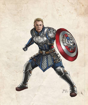 Captain America in Dragon Age AU