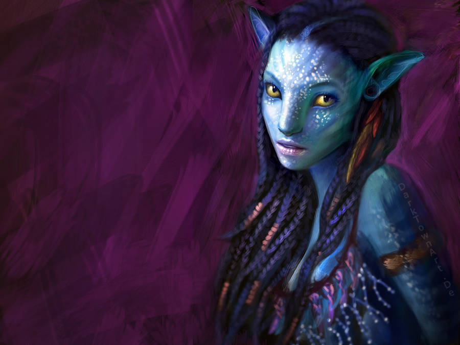 Avatar Neytiri PAINTING VIDEO by ZombieSandwich