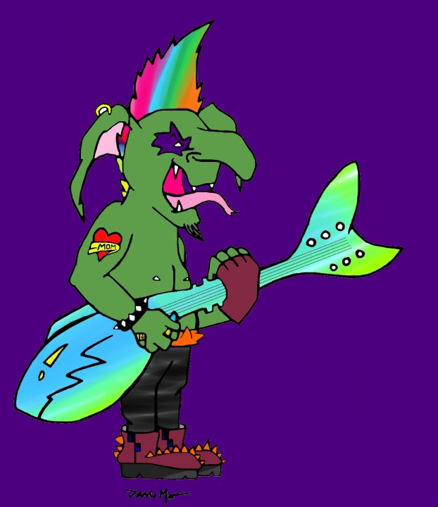 Rocker Goblin-short stuff version