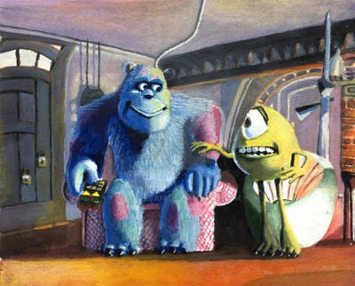 Jake Monsters Ink Monsters, ink. water-color. by latersam on DeviantArt