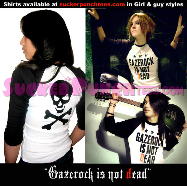 Gazerock is not dead shirts by AmberCherryBomb on DeviantArt