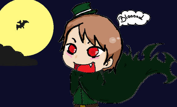 Chibi Romania want blood XD