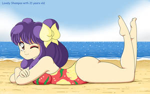 Shampoo in the beach