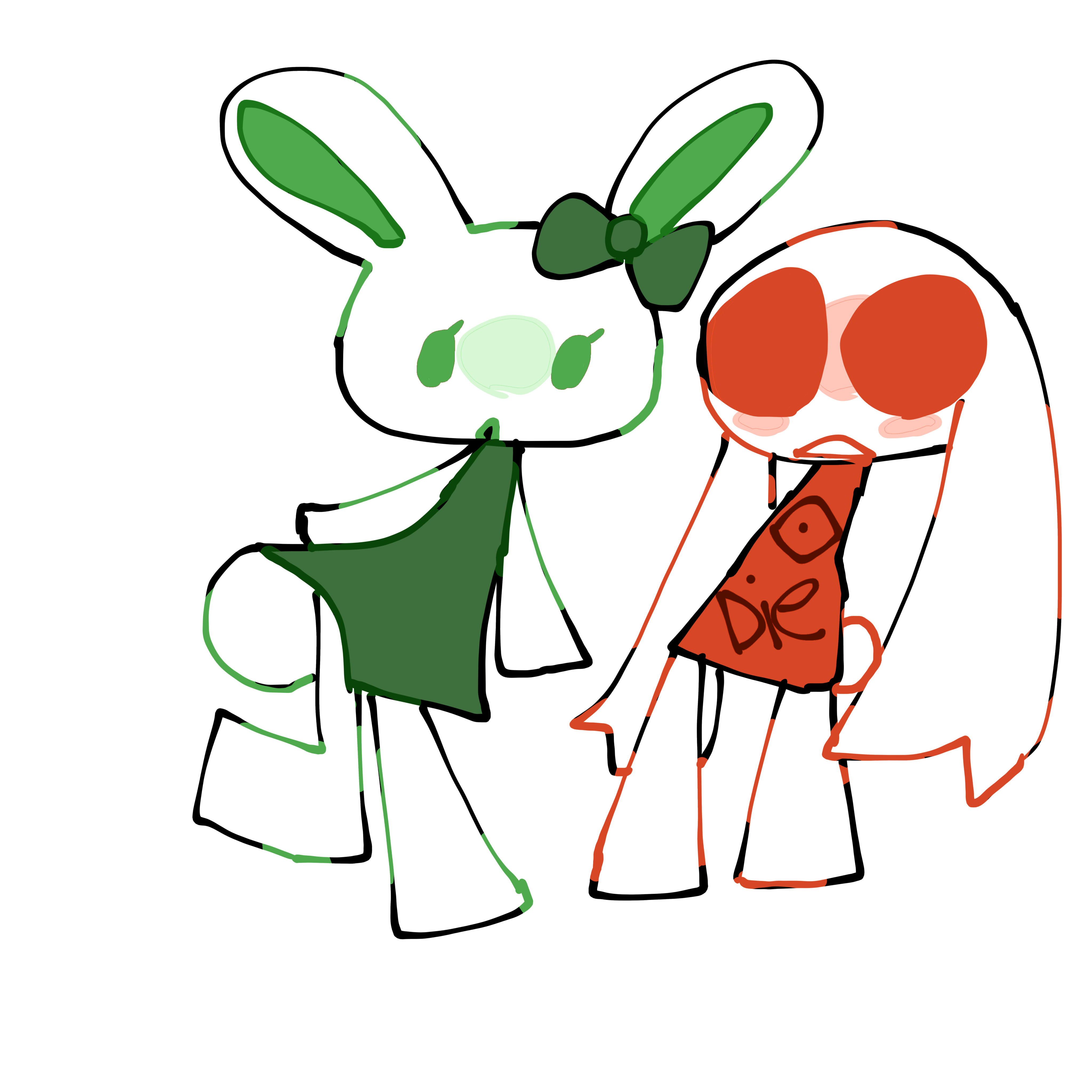 Meet the two rabbit sisters! by BadAssCatdude on DeviantArt