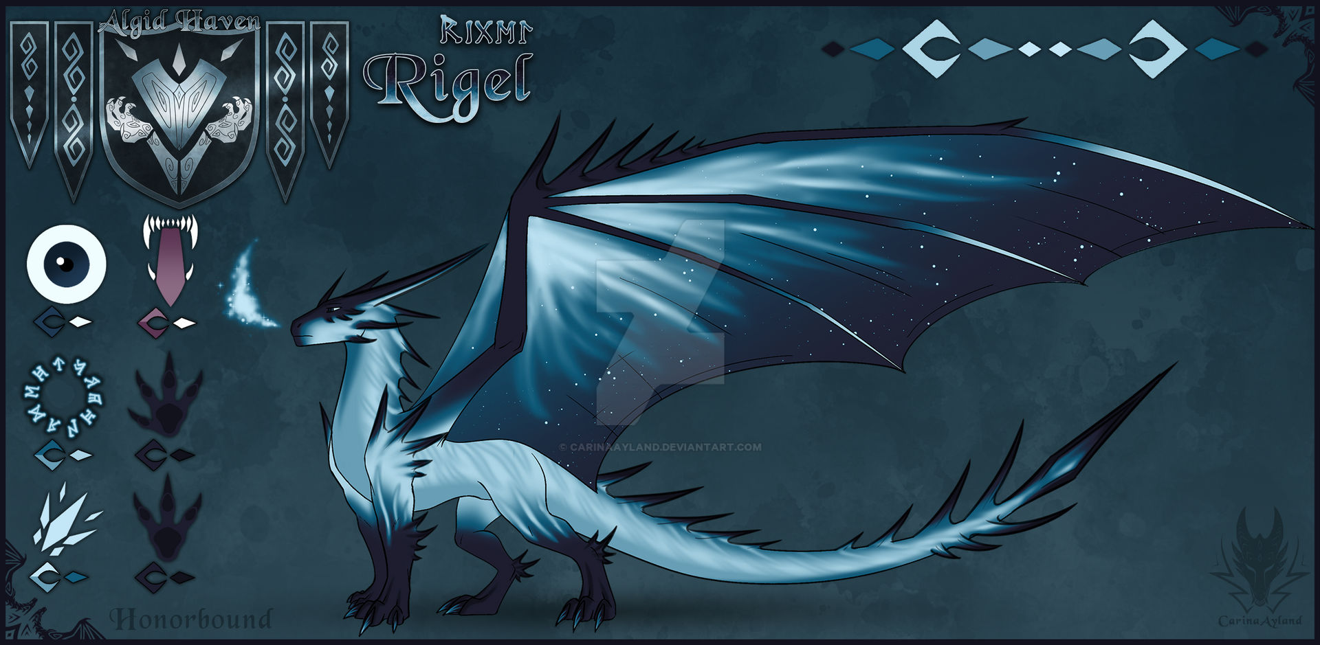 Rigel REF - Honorbound by CarinaAyland on DeviantArt