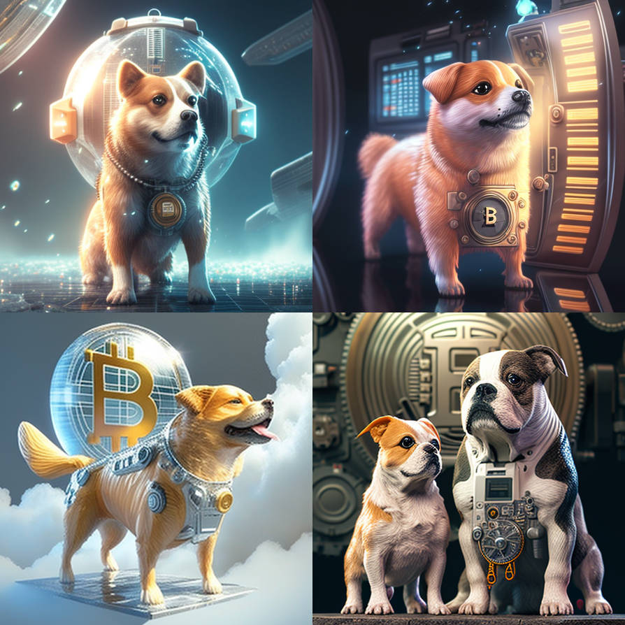 Dog on Bitcoin sale by SleepG0d on DeviantArt