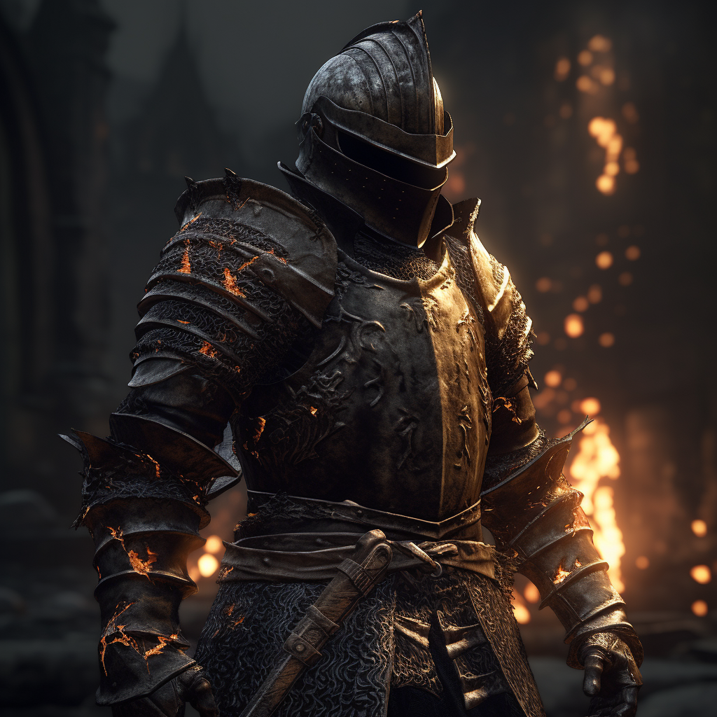 Dark Souls Knight -Burning! by SleepG0d on DeviantArt