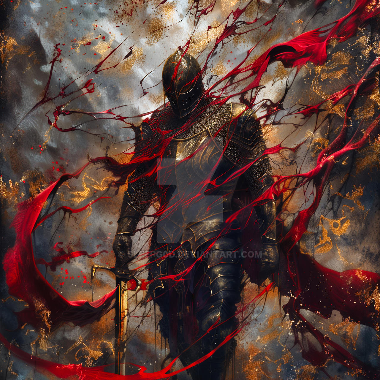 Red Knight Fanatsy The red knight by SleepG0d on DeviantArt