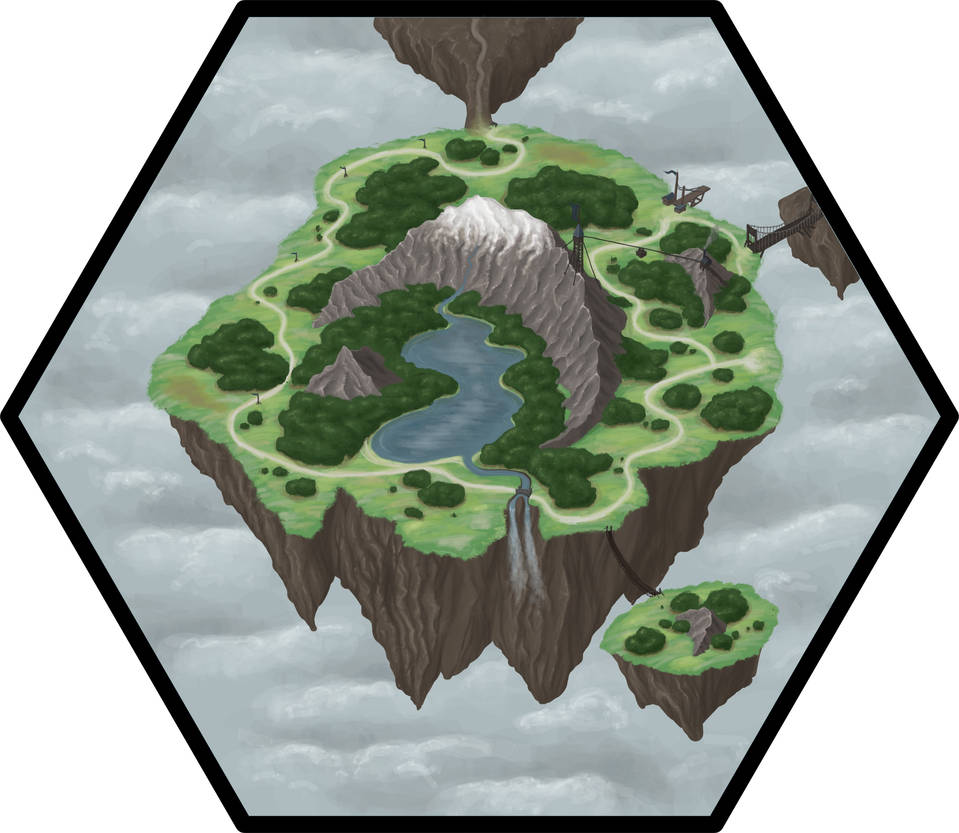 Floating Island Map by AlterEvo on DeviantArt