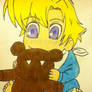 Tamaki Suoh as a baby-colored-