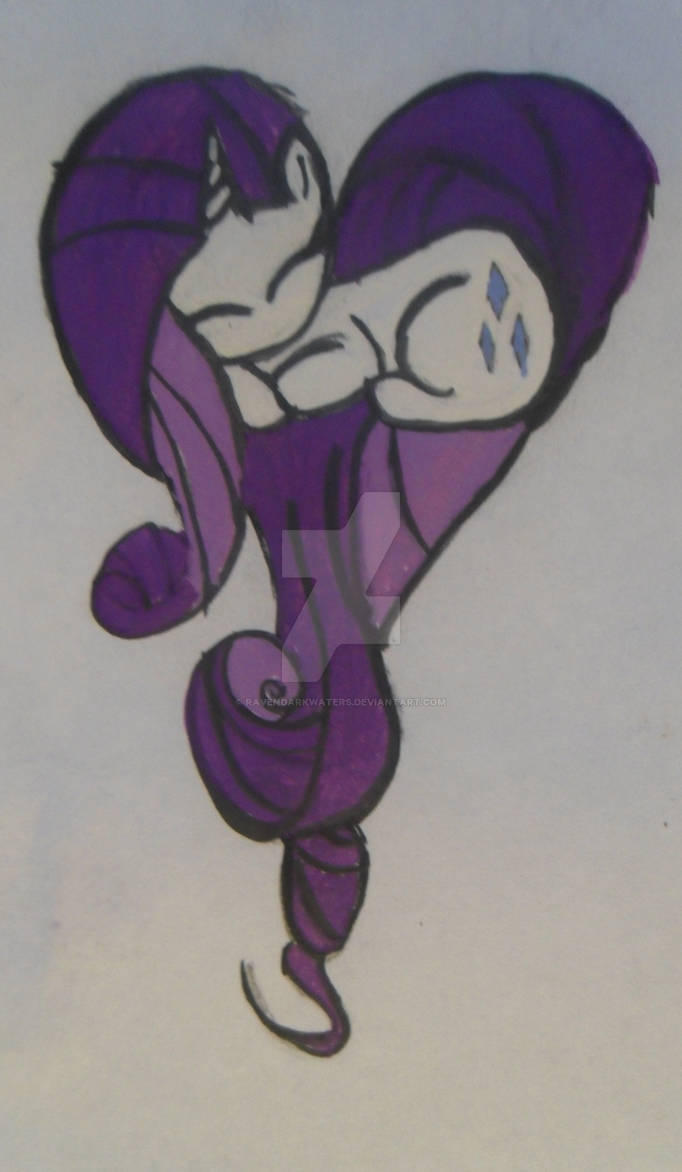 Puffed Rarity Deviantart Rarity by RavenDarkWaters on DeviantArt