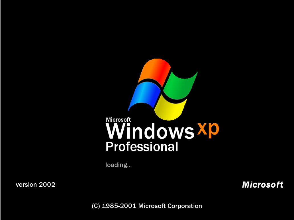 Recreation: Windows XP 2474-2475 boot screen by PalkAaron2002 on DeviantArt