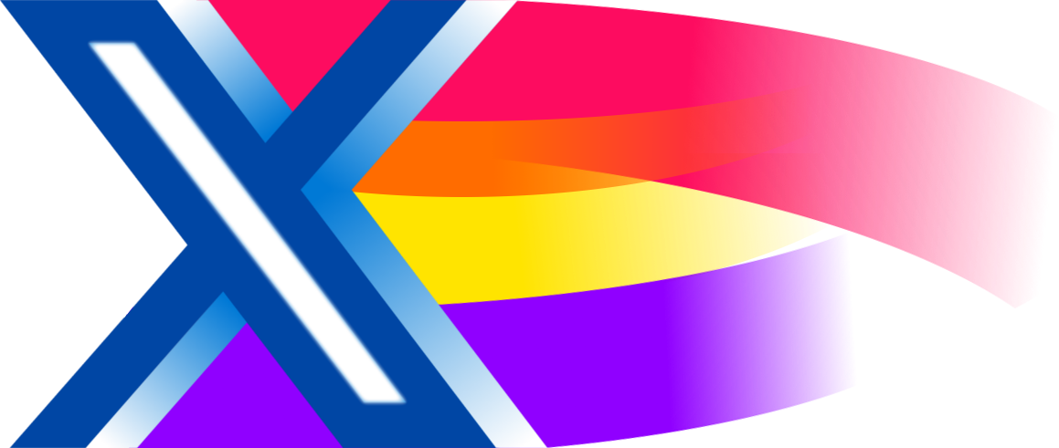 X logo, but I made it better by PalkAaron2002 on DeviantArt