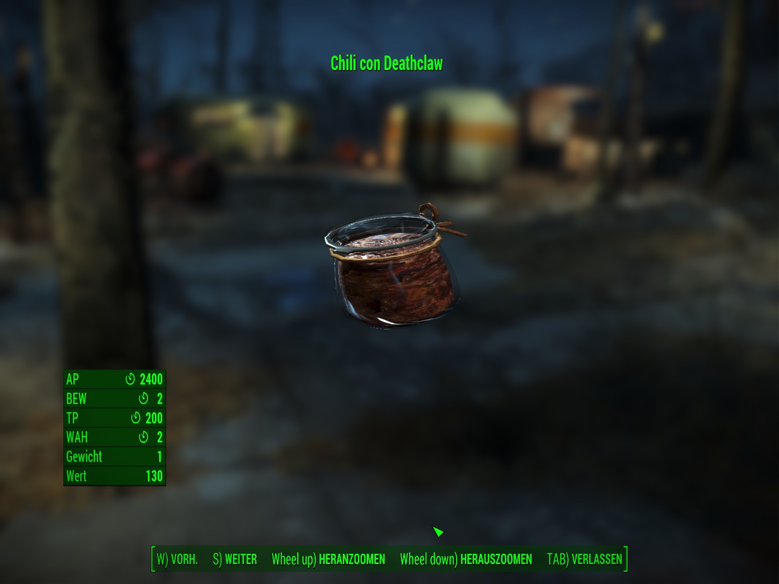 Fallout 4: Chili con Deathclaw