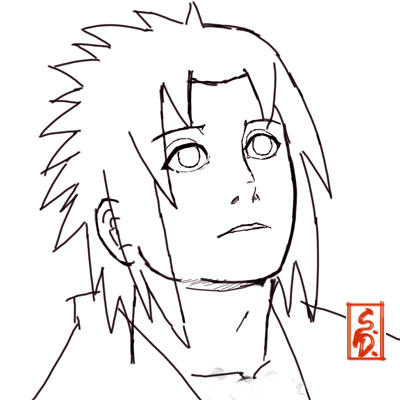 Sasuke Cursive Tutorial: Sasuke by sharingandevil on DeviantArt