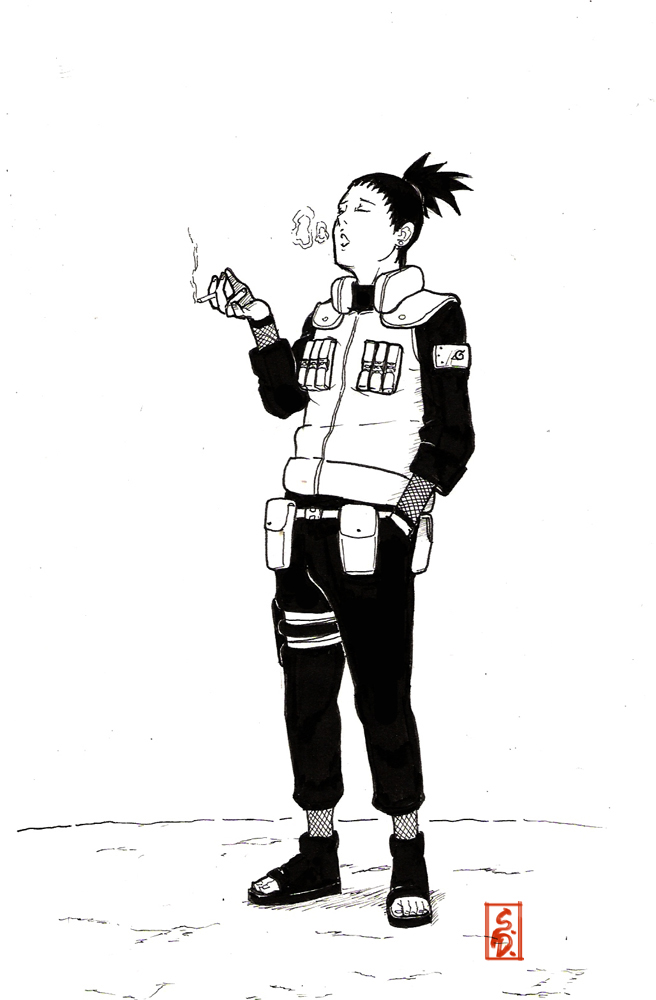 smokin' shikamaru by sharingandevil on DeviantArt